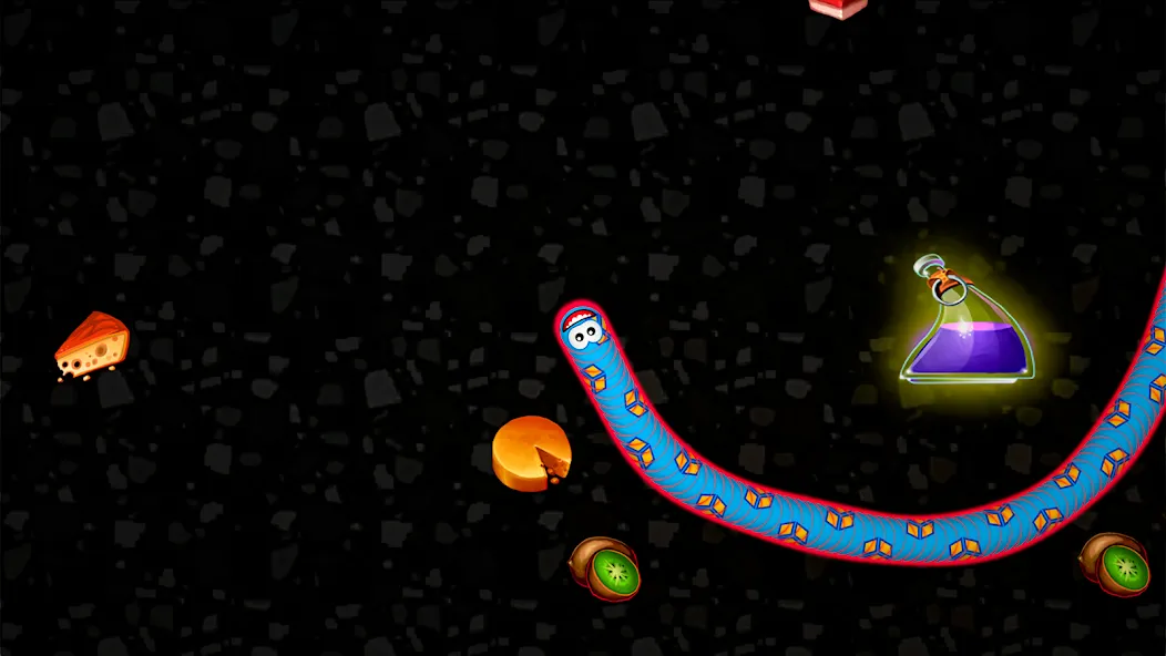 Worms Zone .io - Hungry Snake (Мод: Без рекламы и много монет) — скачать на Андроид — скриншот 4 Worms Zone .io - Hungry Snake (Мод: Без рекламы и много монет) — скачать на Андроид — скриншот 4