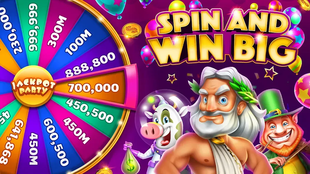 Скачать Jackpot Party Casino Slots Mod APK — Бесплатные спины и много монет — скриншот 1 Скачать Jackpot Party Casino Slots Mod APK — Бесплатные спины и много монет — скриншот 1