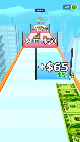 Скачать мод Money Rush — Безлимитные деньги и бонусы — скриншот 2