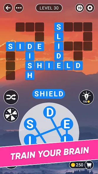 Word Farm Crossword — взломанная версия, Безлимитные подсказки и монеты — скриншот 3