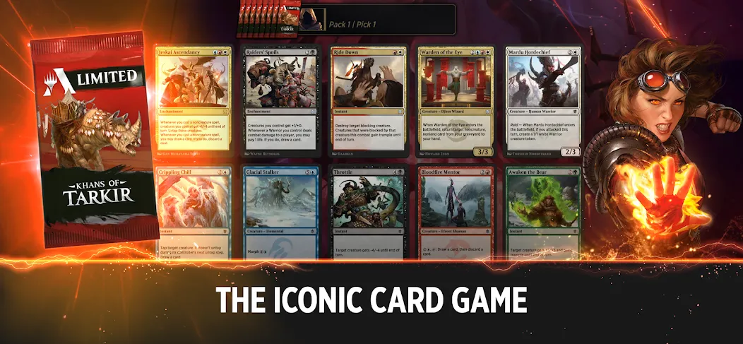 Magic: The Gathering Arena взлом на Андроид — Безлимитные ресурсы и все карты — скриншот 1 Magic: The Gathering Arena взлом на Андроид — Безлимитные ресурсы и все карты — скриншот 1