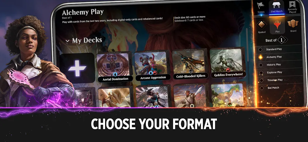 Magic: The Gathering Arena взлом на Андроид — Безлимитные ресурсы и все карты — скриншот 5 Magic: The Gathering Arena взлом на Андроид — Безлимитные ресурсы и все карты — скриншот 5