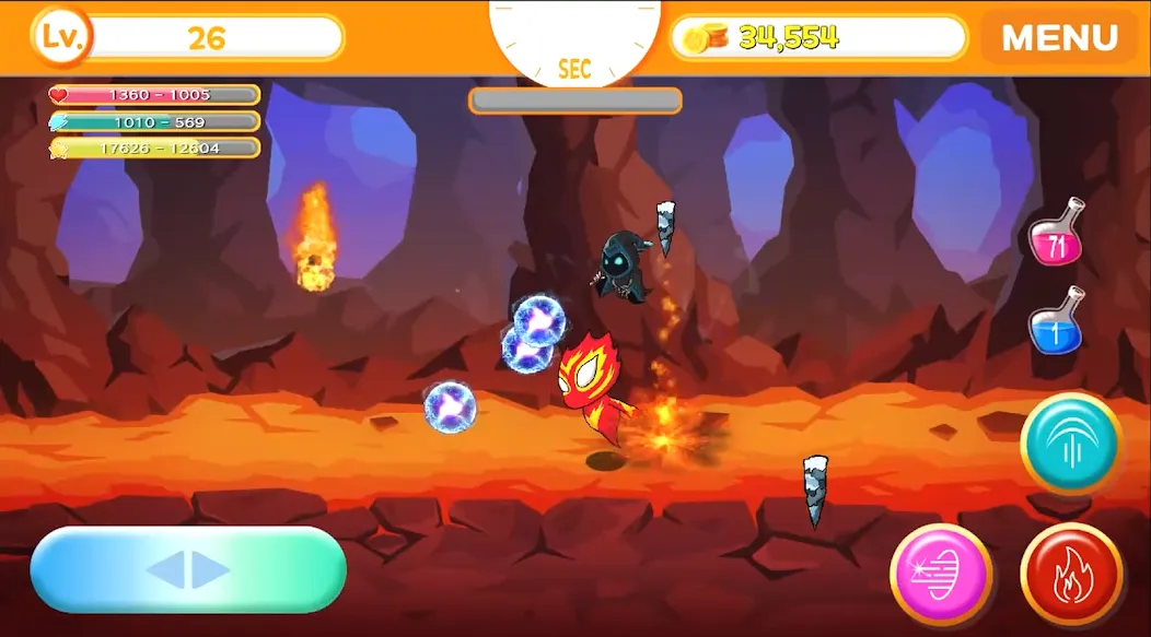Мод Sprit of Fire Ifrt — Открыты все уровни и бонусы, скачать APK — скриншот 5