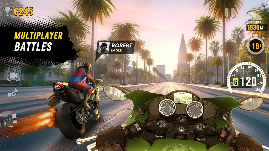 Motor Tour: Biker's Challenge взлом на Андроид — Безлимитные деньги и открыты все байки — скриншот 1
