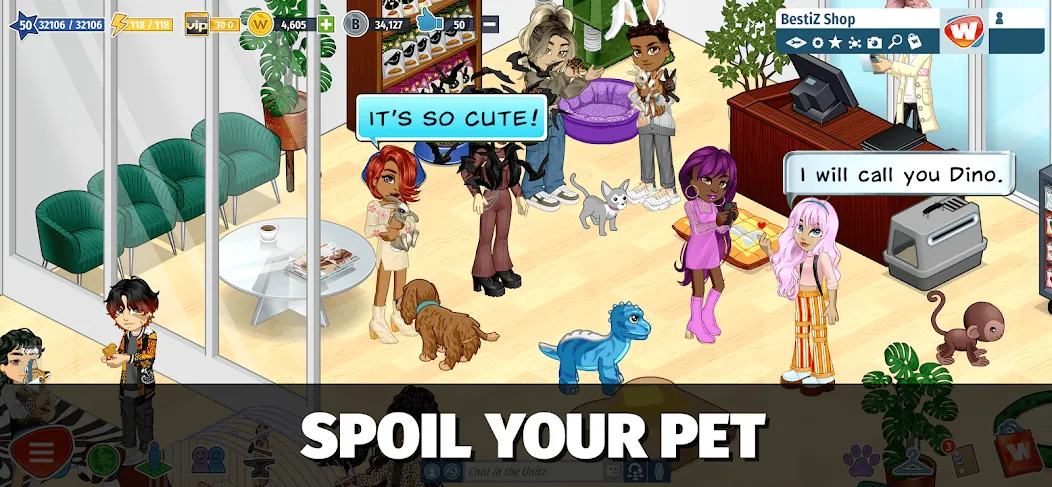 Woozworld - Virtual World взломанный APK — Виртуальный мир без ограничений — скриншот 3