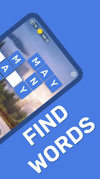 Word Search Puzzle Game (Мод: Без рекламы и все уровни открыты) — скачать на Андроид — скриншот 2 Word Search Puzzle Game (Мод: Без рекламы и все уровни открыты) — скачать на Андроид — скриншот 2