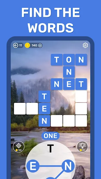 Word Search Puzzle Game (Мод: Без рекламы и все уровни открыты) — скачать на Андроид — скриншот 3 Word Search Puzzle Game (Мод: Без рекламы и все уровни открыты) — скачать на Андроид — скриншот 3