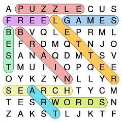 Скачать мод Word Search: Word Find — Безлимитные подсказки и монеты