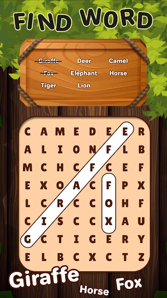 Word Search Supreme Puzzle (Мод: Безлимитные подсказки и открыты уровни) — скачать на Андроид — скриншот 5 Word Search Supreme Puzzle (Мод: Безлимитные подсказки и открыты уровни) — скачать на Андроид — скриншот 5