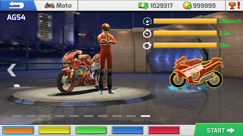 Real Bike Racing взлом APK — Безлимитные деньги и открыты все трассы — скриншот 5