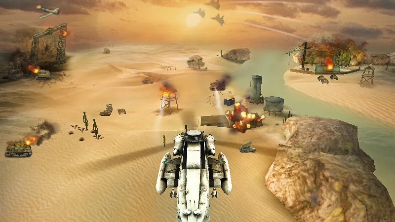 Gunship Strike 3D — Безлимитные деньги и всё открыто, скачать мод APK — скриншот 1