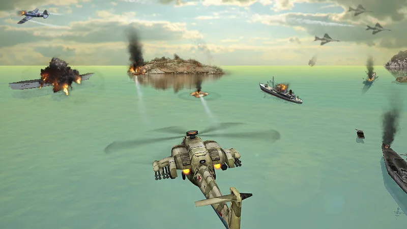 Gunship Strike 3D — Безлимитные деньги и всё открыто, скачать мод APK — скриншот 2