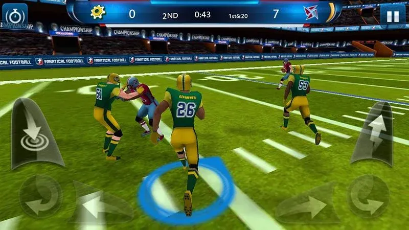 Скачать Fanatical Football Mod APK — Безлимитные деньги и усиленная команда — скриншот 1