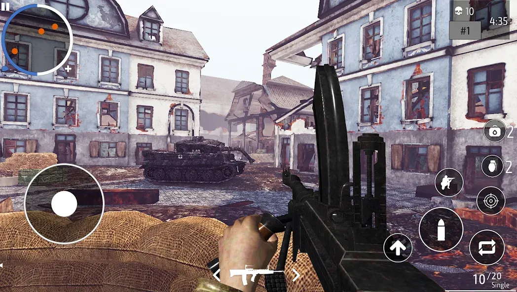 World War 2 Shooter offline взломанный APK — Безлимитные патроны и здоровье — скриншот 3 World War 2 Shooter offline взломанный APK — Безлимитные патроны и здоровье — скриншот 3