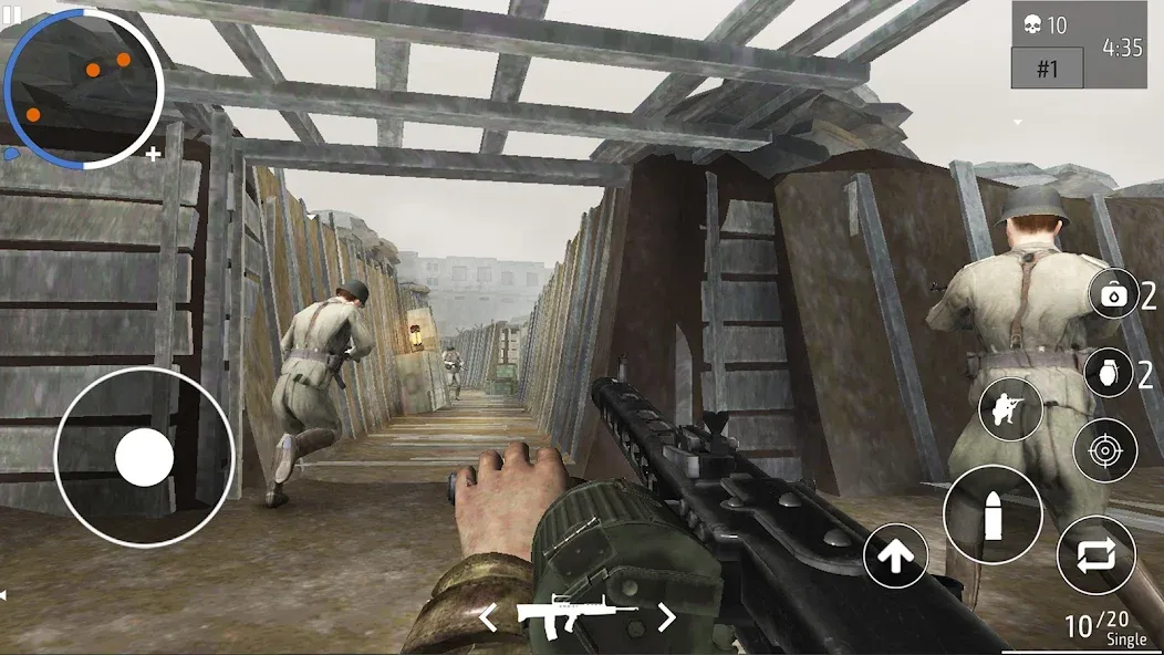 World War 2 Shooter offline взломанный APK — Безлимитные патроны и здоровье — скриншот 4 World War 2 Shooter offline взломанный APK — Безлимитные патроны и здоровье — скриншот 4
