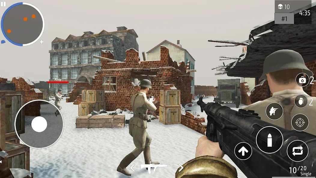 World War 2 Shooter offline взломанный APK — Безлимитные патроны и здоровье — скриншот 5 World War 2 Shooter offline взломанный APK — Безлимитные патроны и здоровье — скриншот 5