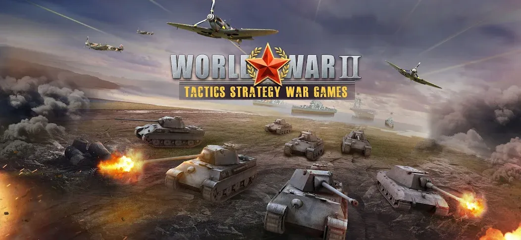 Скачать World War 2: Strategy Games мод — Неограниченные ресурсы и войска — скриншот 1