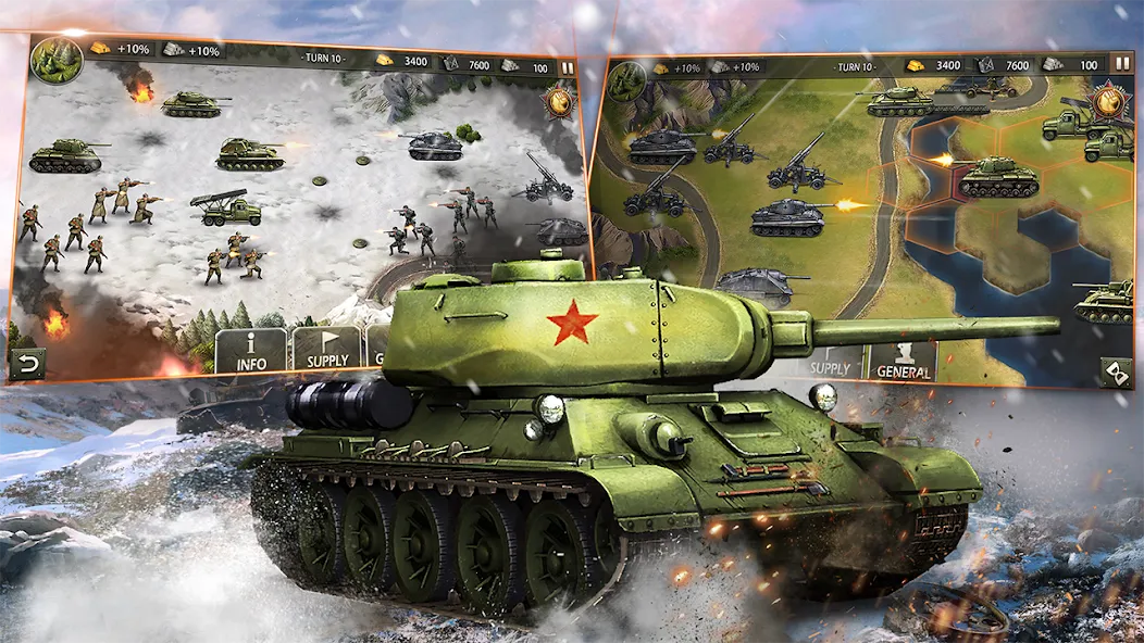 World War 2:WW2 Strategy Games взлом на Андроид — Безлимитные ресурсы и открытые уровни — скриншот 4 World War 2:WW2 Strategy Games взлом на Андроид — Безлимитные ресурсы и открытые уровни — скриншот 4