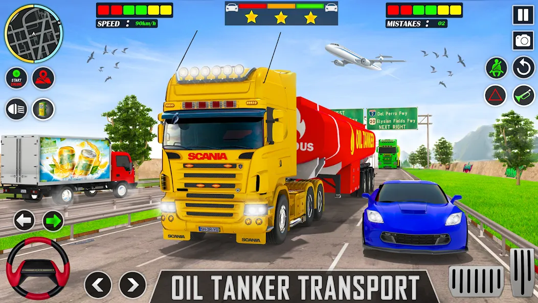 Offroad Oil Tanker Truck Games — взломанная версия, Безлимитные деньги и топливо — скриншот 1 Offroad Oil Tanker Truck Games — взломанная версия, Безлимитные деньги и топливо — скриншот 1