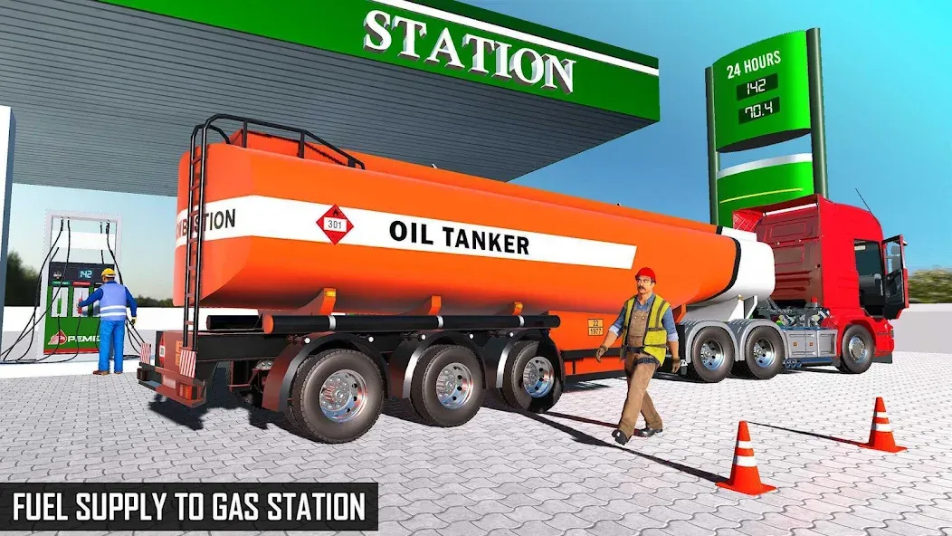 Offroad Oil Tanker Truck Games — взломанная версия, Безлимитные деньги и топливо — скриншот 5 Offroad Oil Tanker Truck Games — взломанная версия, Безлимитные деньги и топливо — скриншот 5