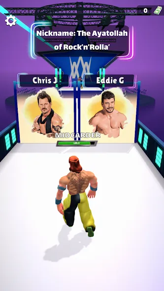 Wrestling Trivia Run MOD APK скачать на Андроид — Безлимитные подсказки и жизни — скриншот 1 Wrestling Trivia Run MOD APK скачать на Андроид — Безлимитные подсказки и жизни — скриншот 1