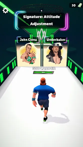 Wrestling Trivia Run MOD APK скачать на Андроид — Безлимитные подсказки и жизни — скриншот 4 Wrestling Trivia Run MOD APK скачать на Андроид — Безлимитные подсказки и жизни — скриншот 4