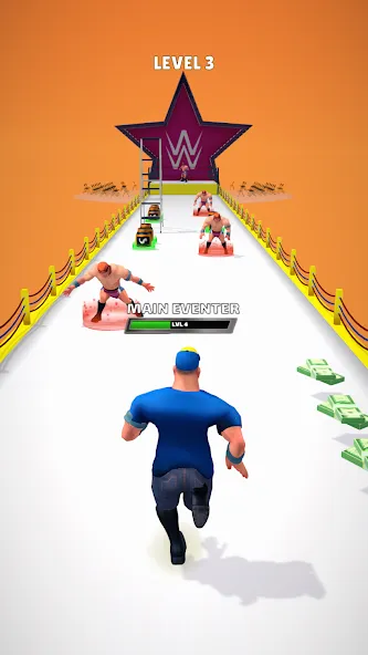 Wrestling Trivia Run MOD APK скачать на Андроид — Безлимитные подсказки и жизни — скриншот 5 Wrestling Trivia Run MOD APK скачать на Андроид — Безлимитные подсказки и жизни — скриншот 5