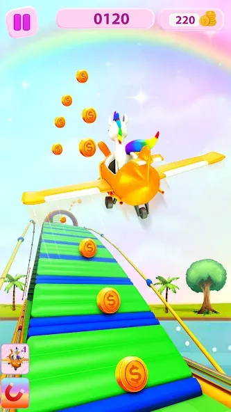 Unicorn Kingdom: Running Games взлом на Андроид — Много монет и все уровни открыты — скриншот 2 Unicorn Kingdom: Running Games взлом на Андроид — Много монет и все уровни открыты — скриншот 2