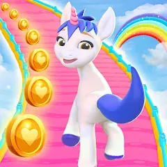 Unicorn Kingdom: Running Games взлом на Андроид — Много монет и все уровни открыты