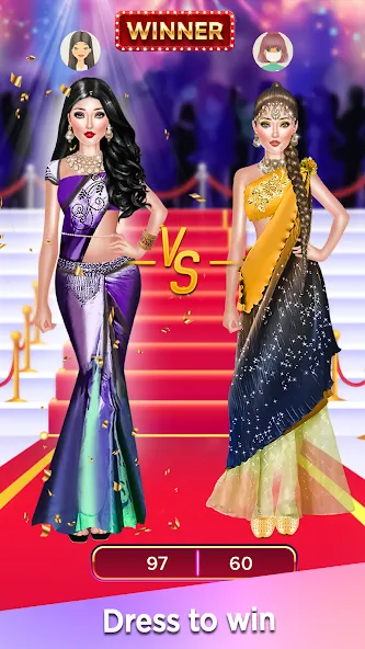 Dress Up Game-Make Up games MOD APK: Безлимитные деньги и всё открыто — скриншот 1