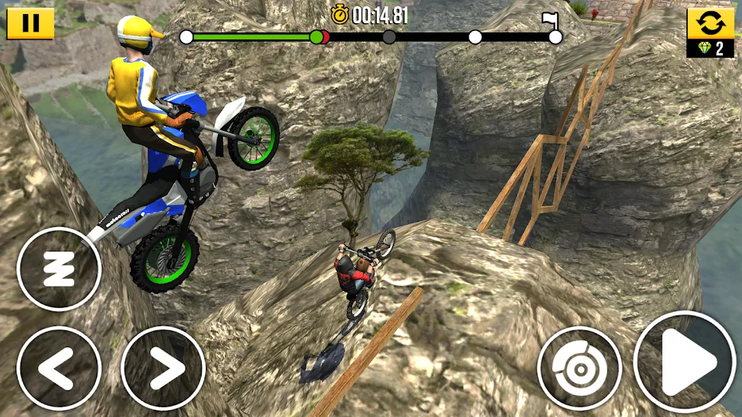 Скачать взлом Trial Xtreme Legends — Безлимитные деньги и топовый байк — скриншот 1