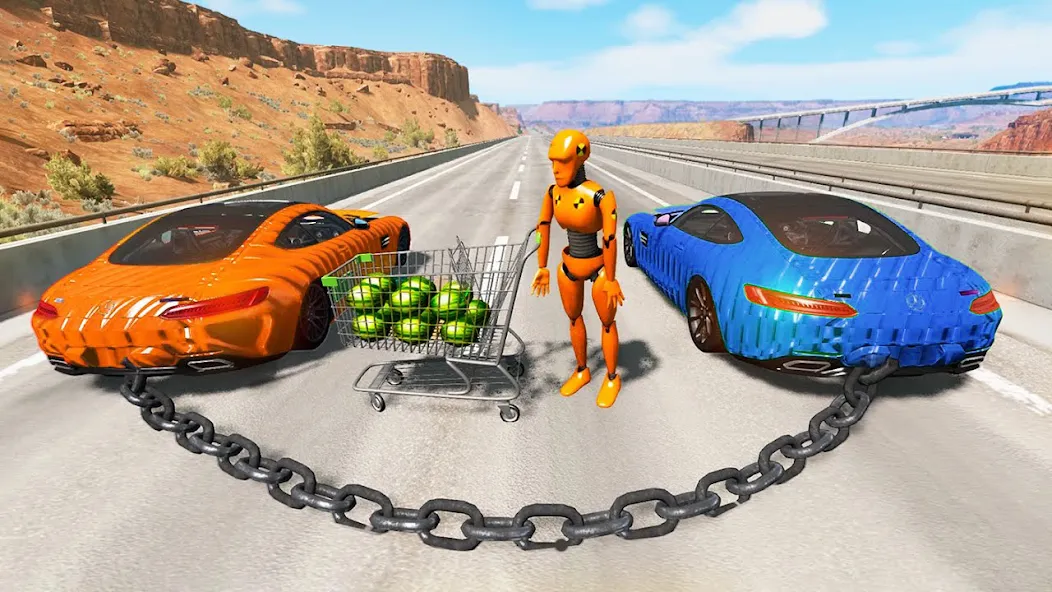 Car Crash: 3D Mega Demolition — последняя версия с модом (Безлимитные деньги и разрушения) — скриншот 4 Car Crash: 3D Mega Demolition — последняя версия с модом (Безлимитные деньги и разрушения) — скриншот 4