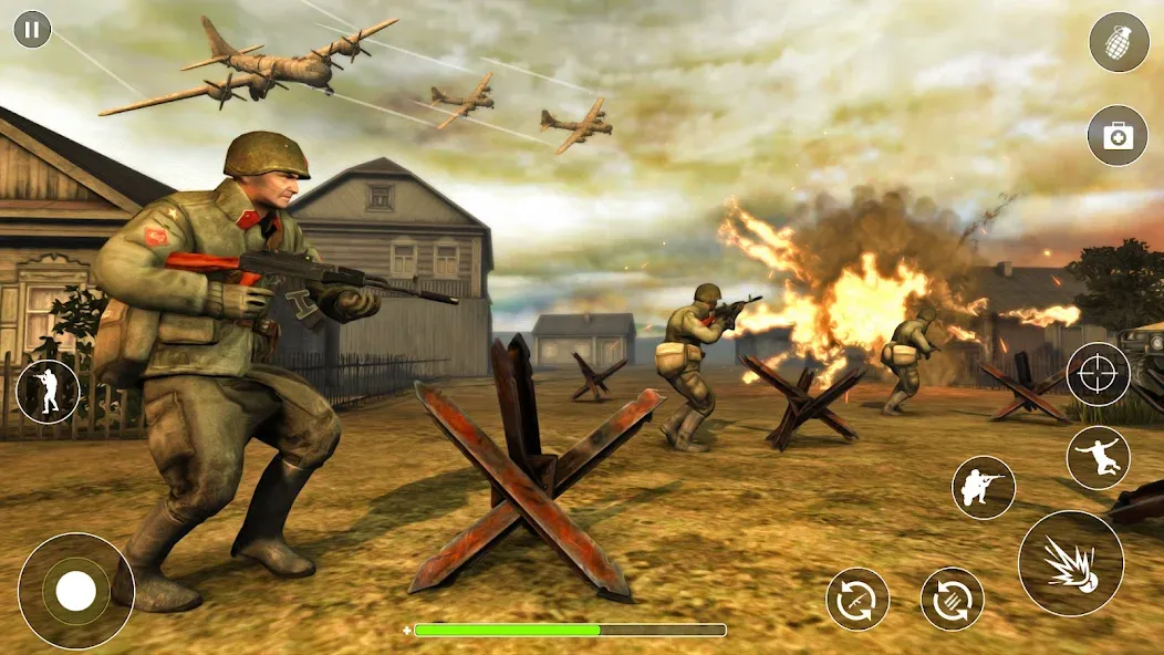 Мод WW2 Survival Shooter :Gun fire — Безлимитные патроны и здоровье, скачать APK — скриншот 1 Мод WW2 Survival Shooter :Gun fire — Безлимитные патроны и здоровье, скачать APK — скриншот 1
