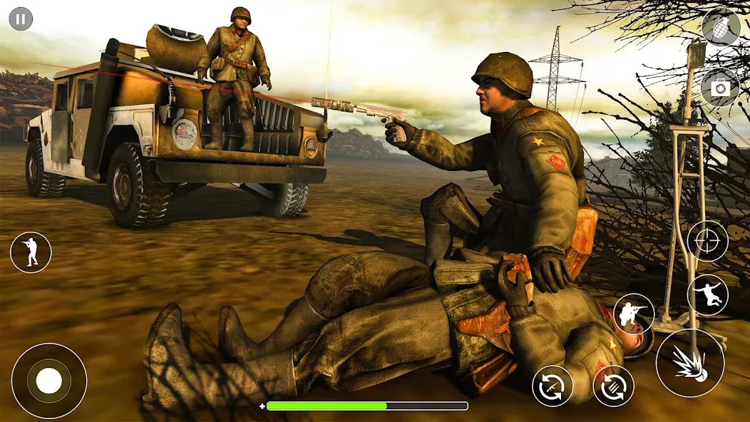 Мод WW2 Survival Shooter :Gun fire — Безлимитные патроны и здоровье, скачать APK — скриншот 3 Мод WW2 Survival Shooter :Gun fire — Безлимитные патроны и здоровье, скачать APK — скриншот 3