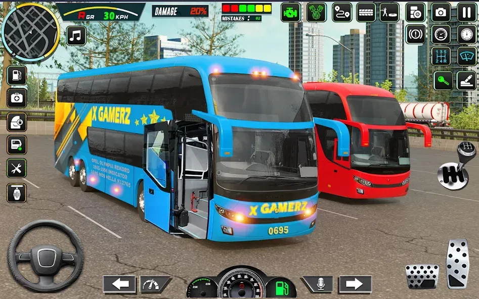 City Bus Simulator - Bus Drive бесплатно на Андроид — мод: Безлимитные деньги и топливо — скриншот 2