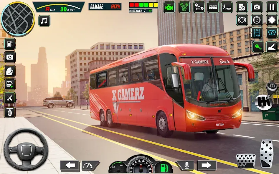 City Bus Simulator - Bus Drive бесплатно на Андроид — мод: Безлимитные деньги и топливо — скриншот 4