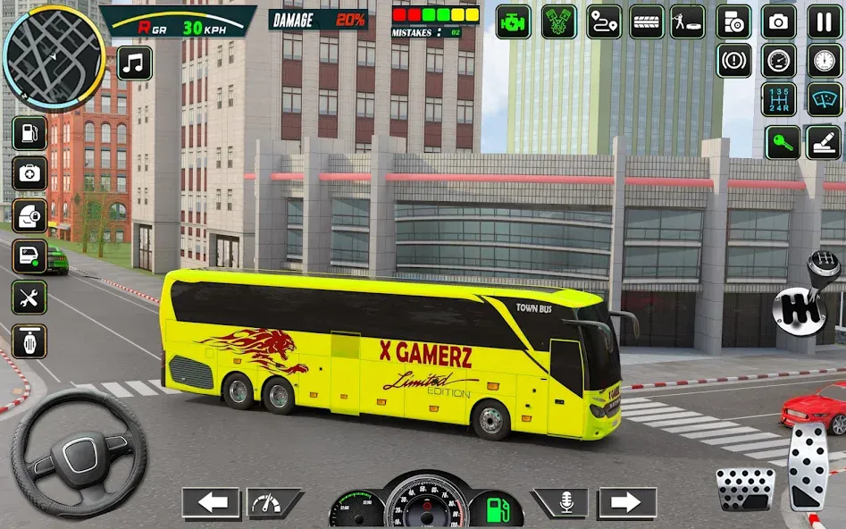 City Bus Simulator - Bus Drive бесплатно на Андроид — мод: Безлимитные деньги и топливо — скриншот 5