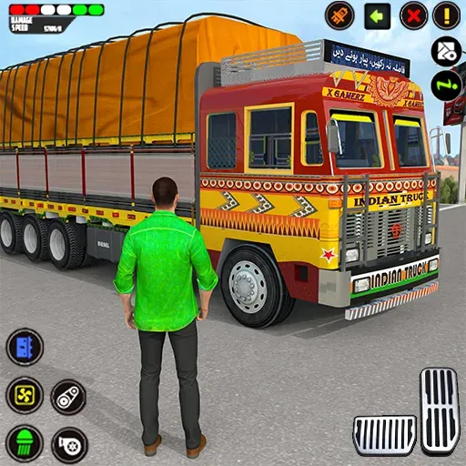 Скачать Indian Truck Drive Truck Games последней версии — Безлимитные деньги и все машины — скриншот 1