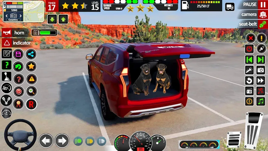 School Car Game 3d Car Driving бесплатно на Андроид — мод: Безлимитные деньги и все машины открыты — скриншот 2