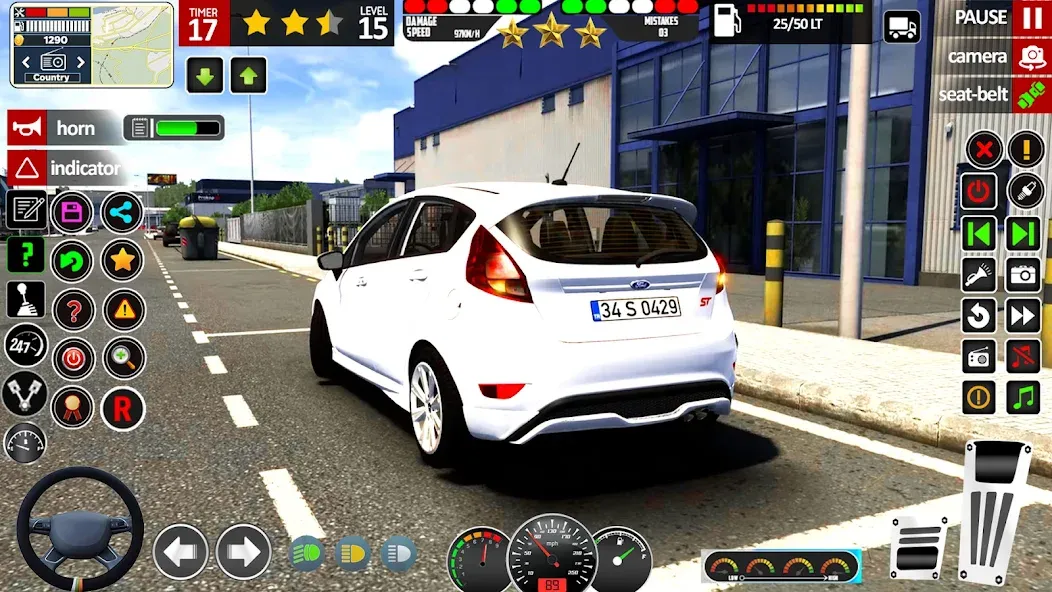 School Car Game 3d Car Driving бесплатно на Андроид — мод: Безлимитные деньги и все машины открыты — скриншот 3