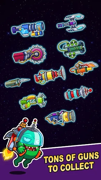 Space Survival: Zombie Attack — последняя версия с модом (Безлимитные ресурсы и усиленное оружие) — скриншот 5 Space Survival: Zombie Attack — последняя версия с модом (Безлимитные ресурсы и усиленное оружие) — скриншот 5