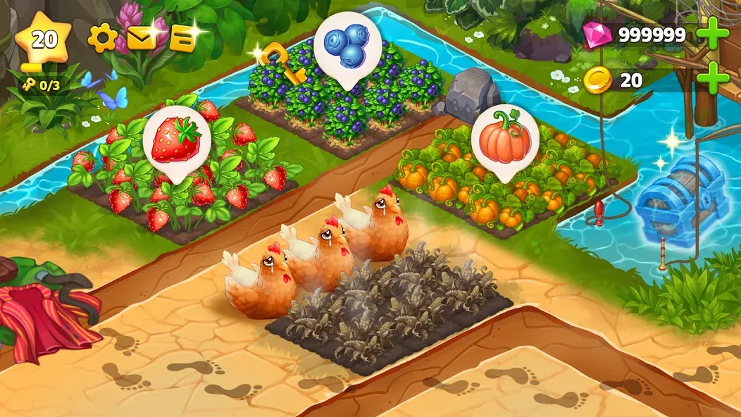 Скачать Island Hoppers: Jungle Farm на Андроид с модом — Безлимитные ресурсы и ускоренное строительство — скриншот 2 Скачать Island Hoppers: Jungle Farm на Андроид с модом — Безлимитные ресурсы и ускоренное строительство — скриншот 2