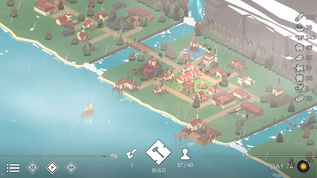 The Bonfire 2 Uncharted Shores (Мод: Безлимитные ресурсы и открыты все здания) — скачать на Андроид — скриншот 3