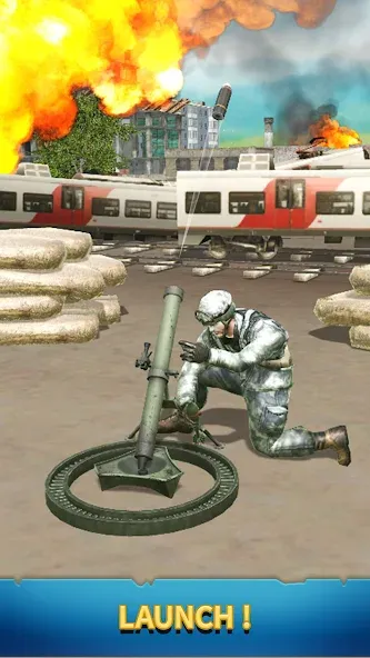 Cannon Attack взлом на Андроид — Мощные пушки и бесконечные боеприпасы — скриншот 1