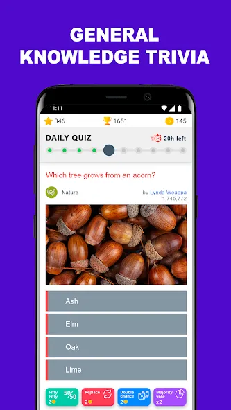 QuizzClub. Quiz & Trivia game бесплатно на Андроид — мод: Безлимитные подсказки и жизни — скриншот 1 QuizzClub. Quiz & Trivia game бесплатно на Андроид — мод: Безлимитные подсказки и жизни — скриншот 1