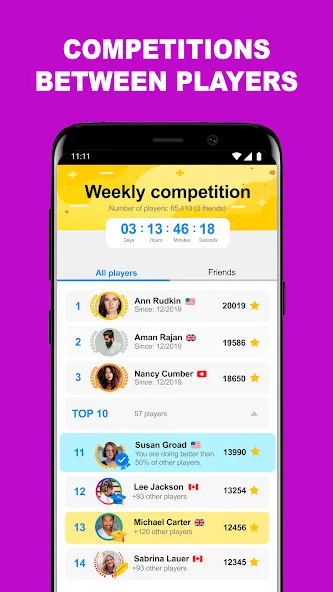 QuizzClub. Quiz & Trivia game бесплатно на Андроид — мод: Безлимитные подсказки и жизни — скриншот 5 QuizzClub. Quiz & Trivia game бесплатно на Андроид — мод: Безлимитные подсказки и жизни — скриншот 5