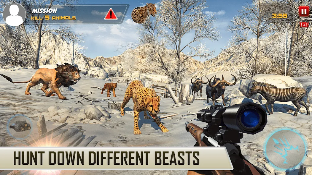 Скачать мод Dino Hunting Sniper Shooter 3D — Безлимитные деньги и патроны — скриншот 3 Скачать мод Dino Hunting Sniper Shooter 3D — Безлимитные деньги и патроны — скриншот 3