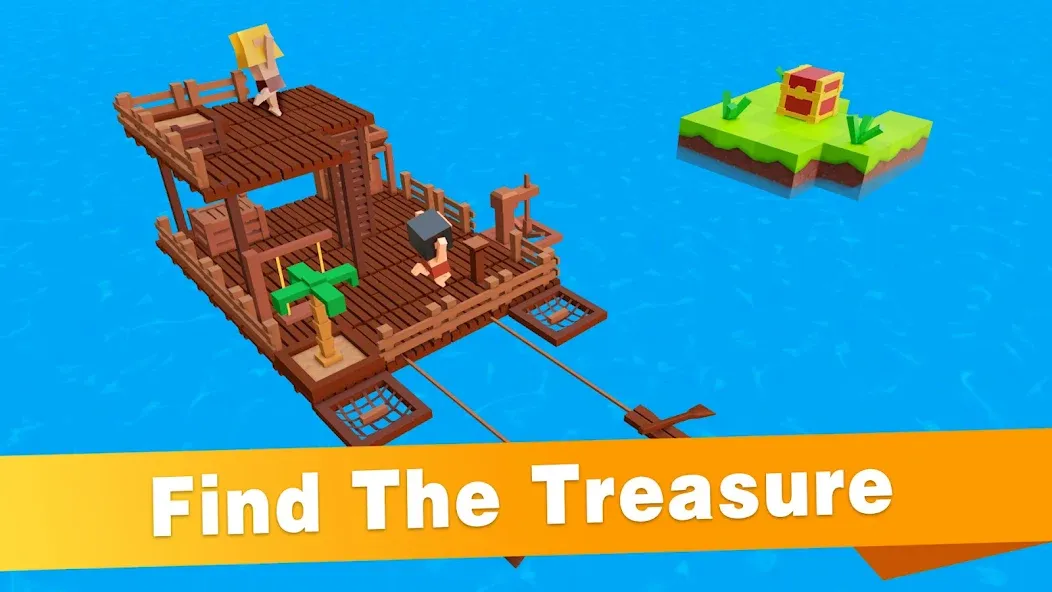 Idle Arks: Build at Sea взломанный APK — Безлимитные ресурсы и ускоренное строительство — скриншот 1