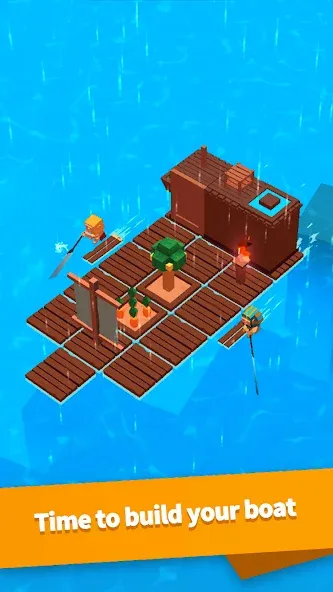 Idle Arks: Build at Sea взломанный APK — Безлимитные ресурсы и ускоренное строительство — скриншот 4