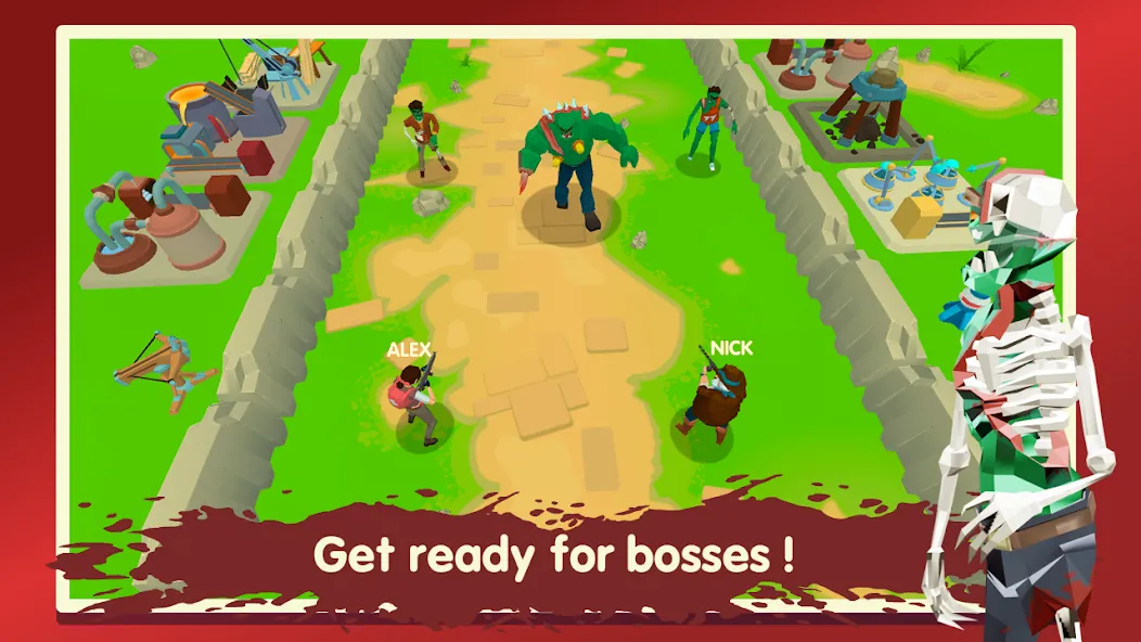 Two Guys & Zombies 3D: Online MOD APK скачать на Андроид — Много денег и ресурсов — скриншот 4